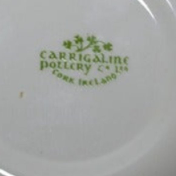 Carrigaline Pottery Made In Ireland Ashtray Boat Fishing Scene White - Picture 3 of 4